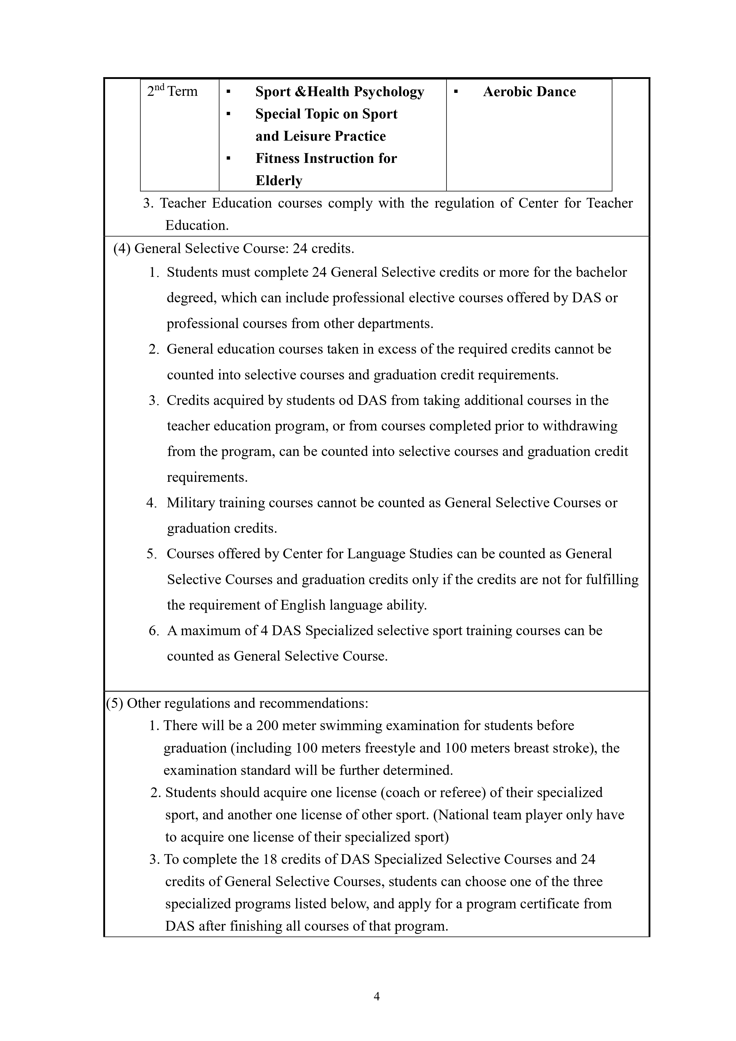 114學年度學士班修業規定（英文版）圖片